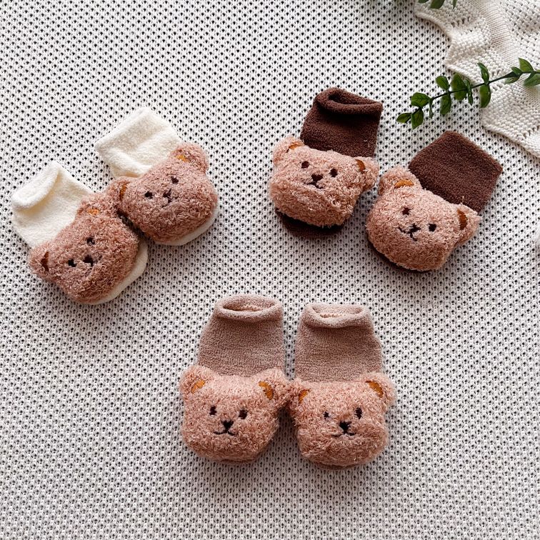 جوراب مچی تدی حوله ای