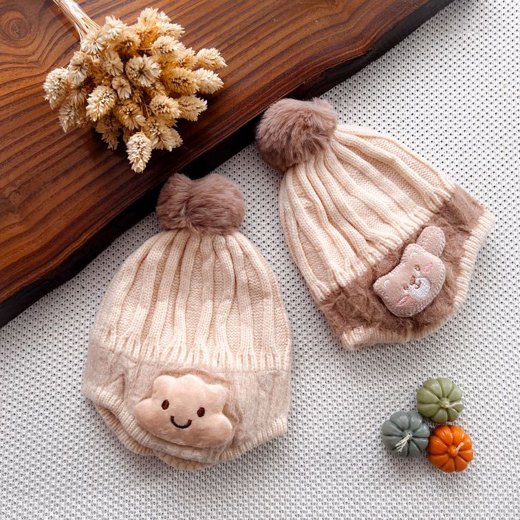 کلاه بافت تدی و ابر