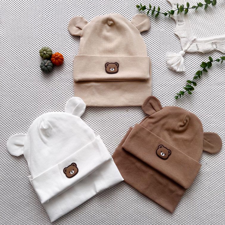 ست تریکو کلاه و رینگ تدی سیلیکونی