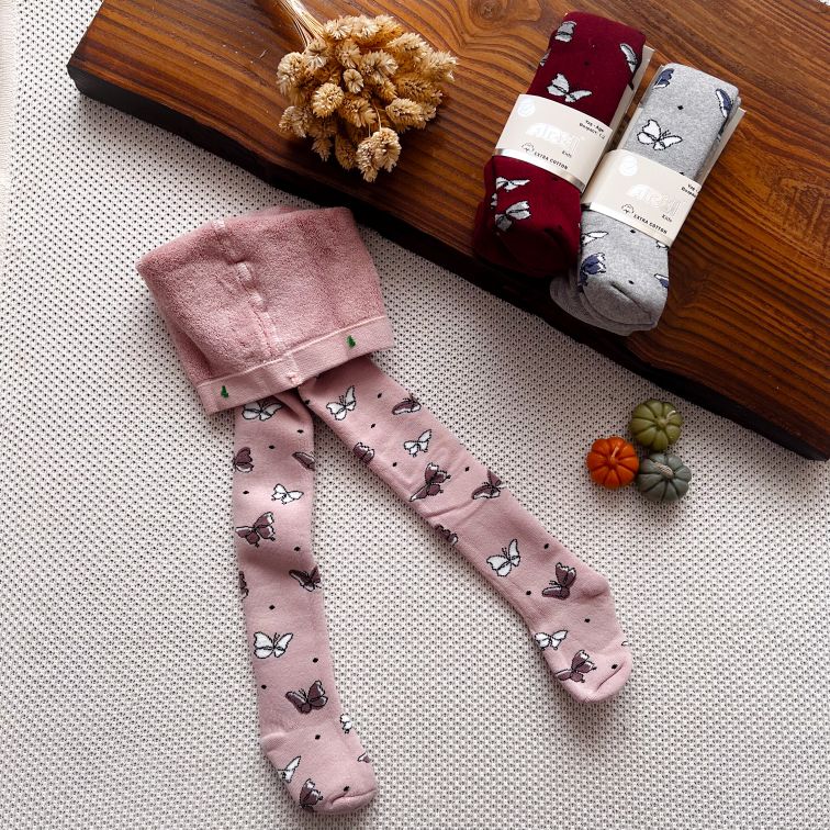 جوراب شلواری تو حوله ای پروانه