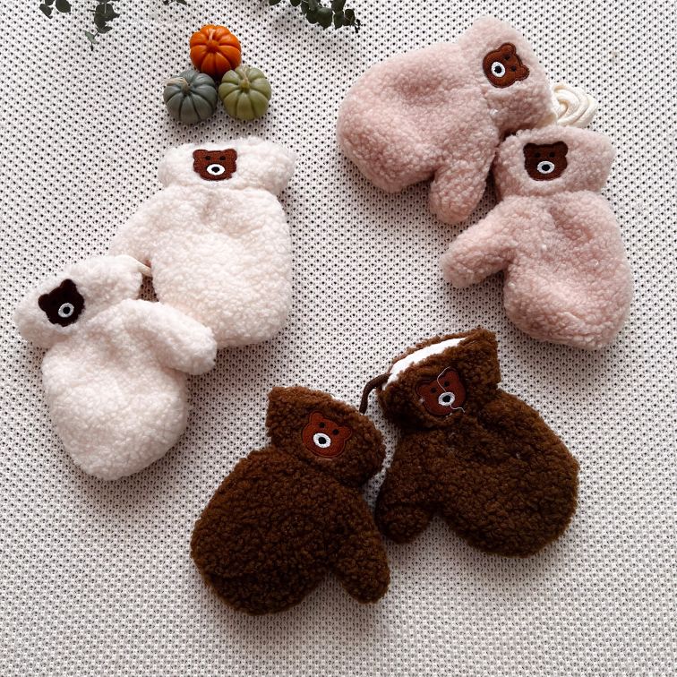 دستکش تک انگشتی تدی گلدوزی